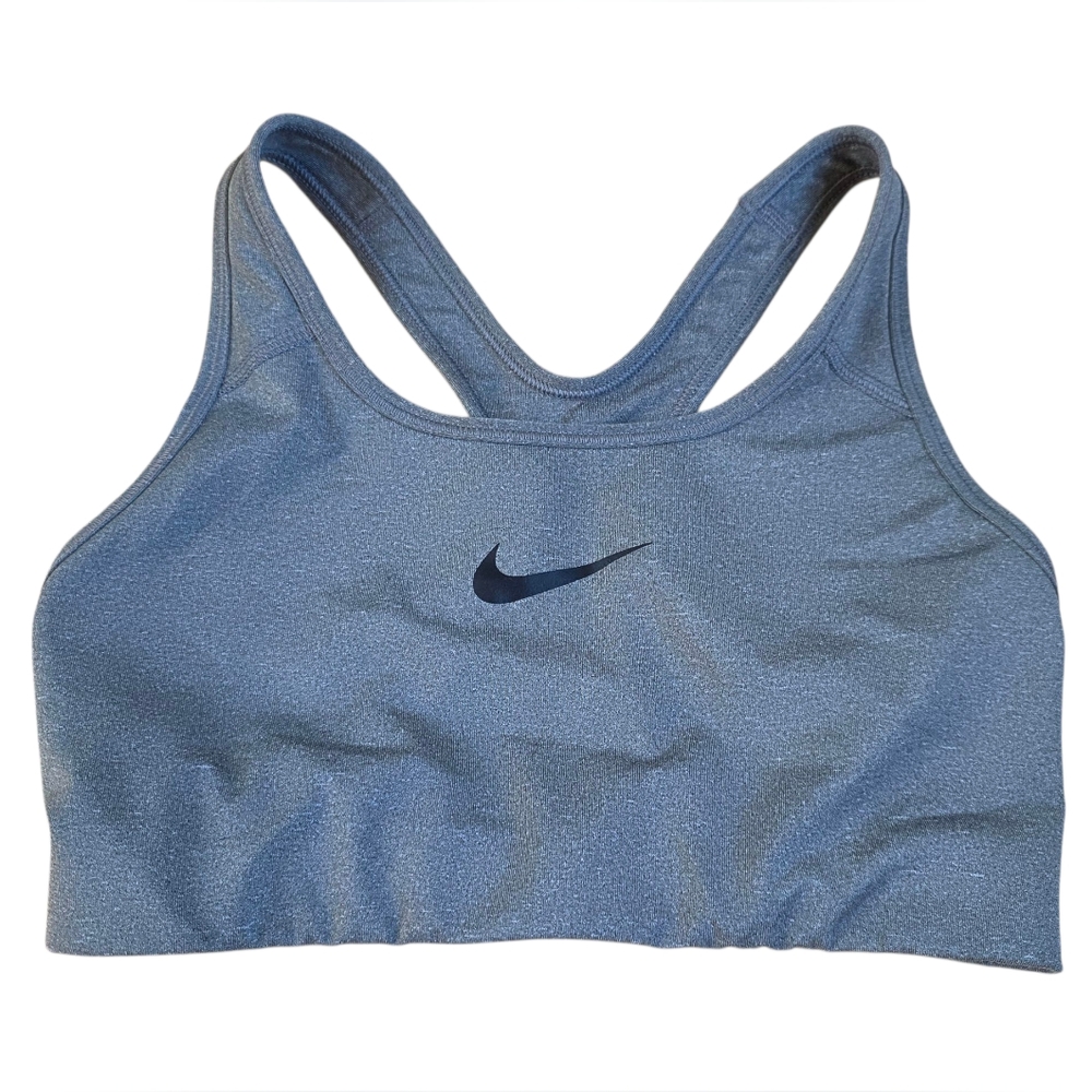 Nike Dri Fit Gray Racerback Sports Bra Size S EUC
